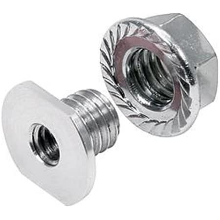 Allstar Performance Aluminum Threaded Nut Insert, 2PK ALL18548